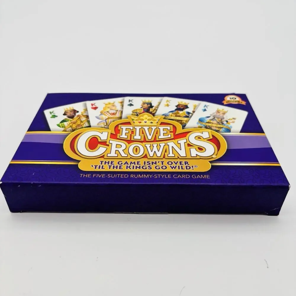 Five Crowns The Five Suited Rummy Style Card Game NEW AND SEALED